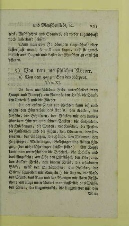 5) Von dem menschlichen Körper