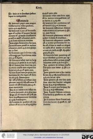 Quod sententia papa cum magna deliberatione debet proferre...