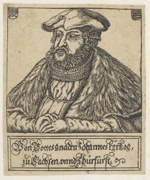 Bildnis des Kurfürsten Johann von Sachsen, dem Beständigen