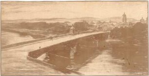 Fischer, Theodor; Jena; Camsdorfer Brücke - Perspektive