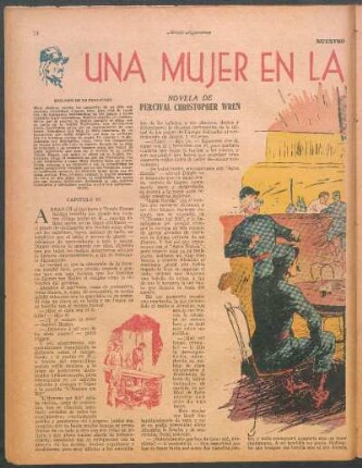 Una mujer en la legión extranjera : Nuestro folletín