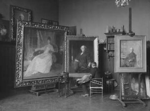 Künstleratelier Reinhold Lepsius (1857-1922), Landschaftsmaler