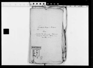Varia [Landgraf Philipps v. Hessen-Butzbach]