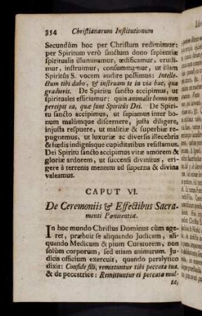 354-364, Caput VI