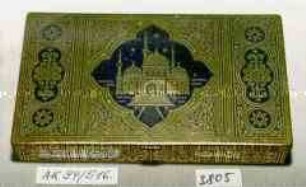 Blechdose für 25 Stück Zigaretten "Grosse Vierer ORAMI G.m.b.H. DRESDEN" (Abbildung einer Moschee)