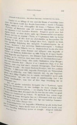VI. Liberale Tidsvarsler. Det store Opsving i Aandslivet fra 1824.