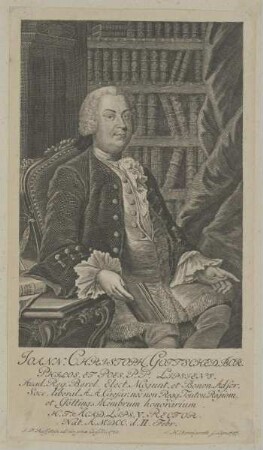 Bildnis des Joann. Christoph. Gottsched.