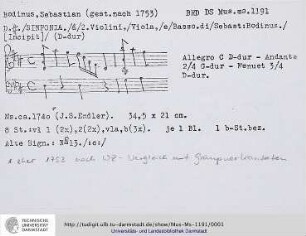 Sinfonie D-Dur