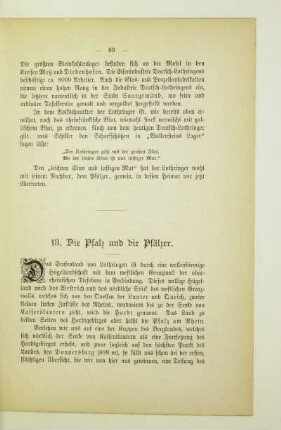 13. Die Pfalz und die Pfälzer