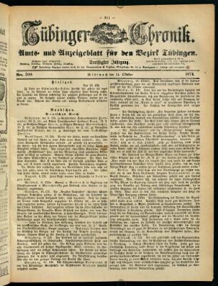 811-830, 14. Oktober (Nro. 200) - 20. Oktober (Nro. 204)
