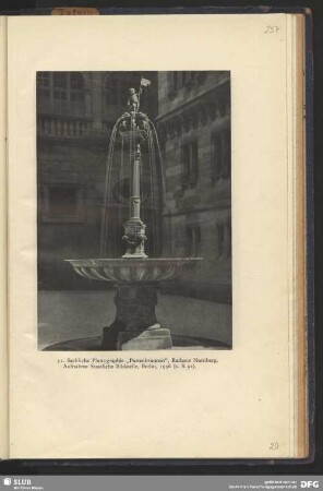 Sachliche Photographie "Putenbrunnen"