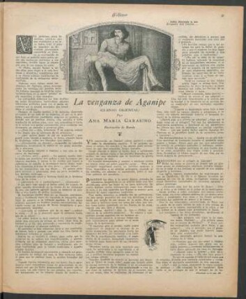 La venganza de Aganipe : (Cuento oriental)