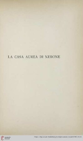 La Casa Aurea di Nerone
