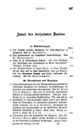 497-498 Inhaltsverzeichnis
