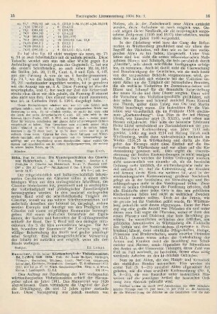 15 [Rezension] Caesarius Heisterbacensis, Die Wundergeschichten des Caesarius von Heisterbach
