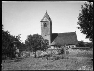 Neudenau Wallfahrtskirche Sankt Gangolf Gesamtansicht von Süden