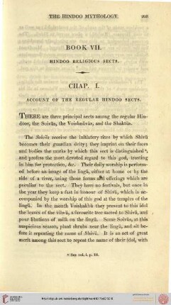 Book VII: Hindoo Religious Sects
