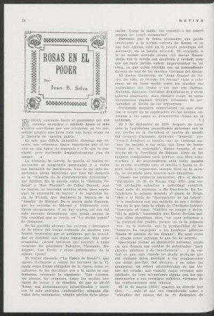 Rosas en el poder