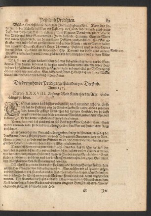 Die dreyzehende Predigt/ gethan den 30. Decemb./ Anno 1575.
