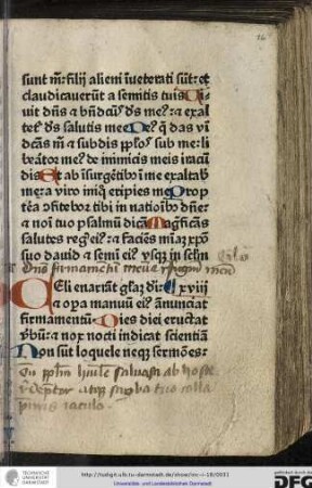 [Psalmus] xviii.
