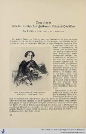 Neue Kunde über die Besitzer des Freiburger Colombi-Schlößles.