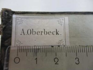 Oberbeck, Anton / Autogramm