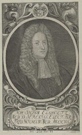 Bildnis des Joh. Sigism. Elsholtz