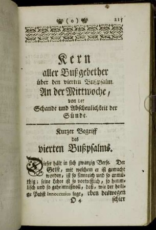 Kurzer Begriff des vierten Bußpsalms.