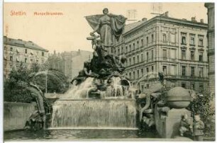 Stettin. Manzelbrunnen
