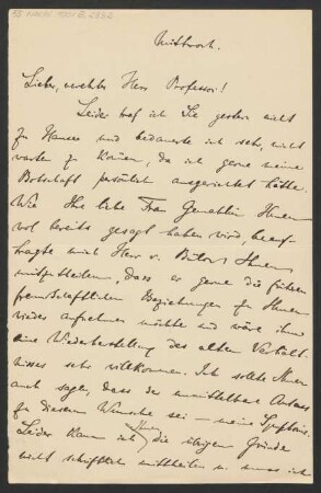 Brief an Karl Klindworth : 13.01.1892