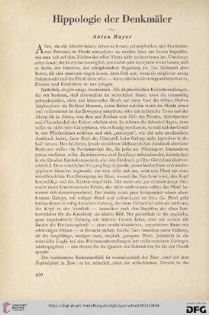 12: Hippologie der Denkmäler