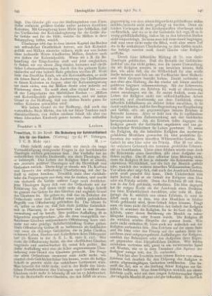 245-249 [Rezension] Troeltsch, Ernst, Die Bedeutung der Geschichtlichkeit Jesu für den Glauben