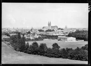 Quedlinburg. Stadtansicht mit Dom