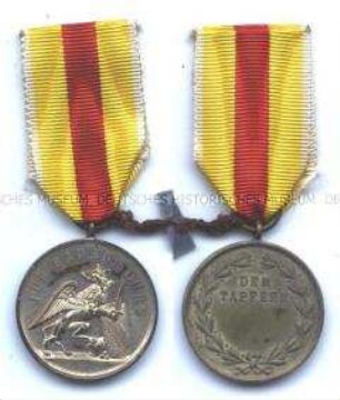 Silberne Verdienstmedaille (8. Modell / Reduktion) des Militärischen Karl Friedrich-Verdienstordens