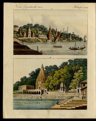 Benares und seine Pagoden.