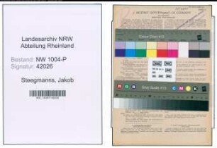 Entnazifizierung Jakob Steegmanns , geb. 06.10.1873 ()