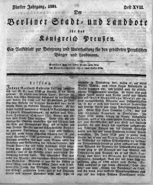Heft XVII.