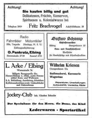 Adreßbuch des Landkreises Elbing : nach amtl. Angaben zsgest.