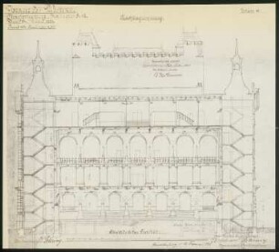 Theater des Westens (auch: Volksoper), Berlin-Charlottenburg: Schnitt 1:100