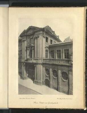 Mainz. Detail vom Gerichtsgebäude