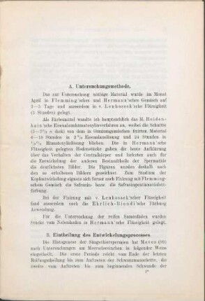 A. Untersuchungsmethode.