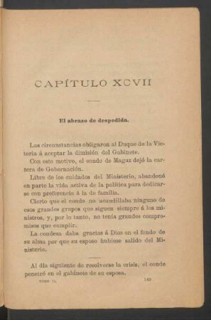 Capítulo XCVII - El abrazo de despedida.