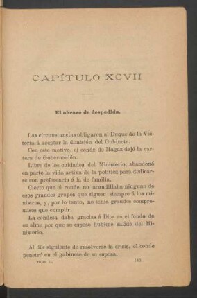 Capítulo XCVII - El abrazo de despedida.
