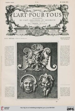 No 14 (31 Juillet 1861)