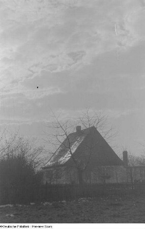 Blick auf ein Haus