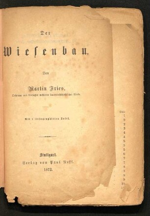 Der Wiesenbau