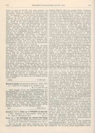 619-622 [Rezension] Klein, J., Der Gottesbegriff des Johannes Duns Skotus vor allem nach seiner ethischen Seite betrachtet