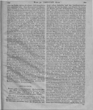 Lutz, M.: Baslerisches Bürger-Buch. Basel: Schweighäuser 1819