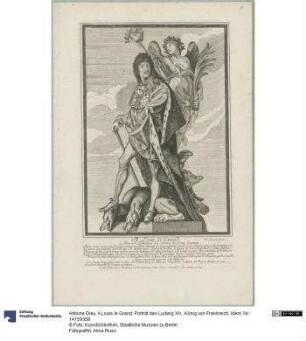A Louis le Grand: Porträt des Ludwig XIV., König von Frankreich