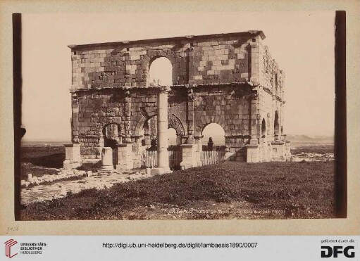 Praetorium, fortifications côté sud